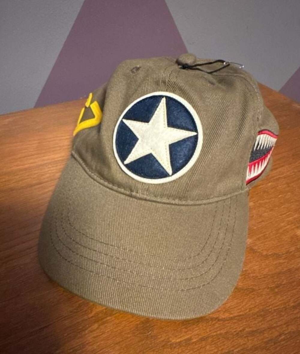 Red Canoe Curtiss P-40 Warhawk Khaki Baseball Cap